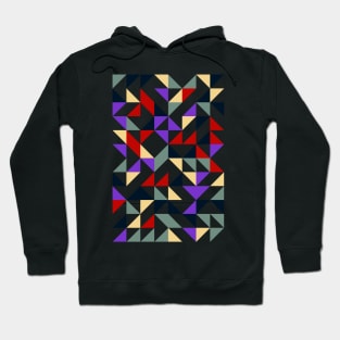 Creative Geometric Colourful Triangle Pattern Hoodie